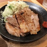 肉のやま金 - トンテキ大盛り