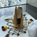 カフェ ド シエル - 逆光のためうまく撮影できず...