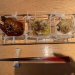 蕎麦屋 にこら - 料理3品