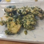 登戸の滝 - 山芋磯部揚げ