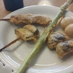 登戸の滝 - お任せくしあげ5種盛り