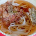 丸美屋自販機コーナー - 青唐辛子入り天ぷらうどん￥300