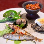 MOT - 2025.6 Hassun Chang Mai plate（先付八寸チェンマイプレート）