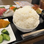 わ楽 - ご飯　ハマさん盛りのスモールバージョン