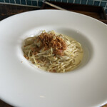 担々麺 QUATRE EPICE - 【限定メニュー】カルボナーラ担々麺