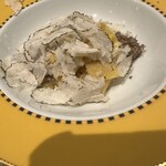 SALONE 2007 - パッパルデッレ　サマートリュフ追加　サマートリュフだからこそトウモロコシも活かされる