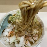 麺処 盛盛 - いつもの汁なしカレーそば細麺で！