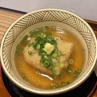 新富町 丸安 - 胡麻豆腐の揚げ出し　最高すぎ