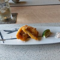 羽根澤屋別邸 日本料理 満うら - 鱧カツ