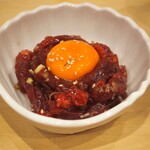 寿し小松 - 天然本マグロ めきんユッケ