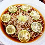 そば処 はないかだ - すだちそば（冷）①