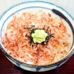 そば処 はないかだ - 「三瓶わさび」と「三瓶米」を使った「わさび飯」