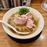 中華そば ココカラサキゑ - アジ煮干の冷やし 1200円　※限定　終売