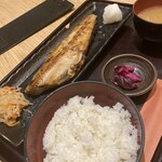 炙りの幸 - 縞ほっけ炭火焼定食