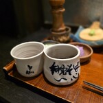 手挽きそば 一心 - 味くらべ（お一人様用）＋えびと野菜の天盛（¥3,180税込）