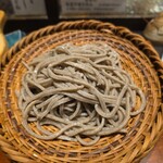 手挽きそば 一心 - 在来種十割ざる(対馬在来（長崎県）)