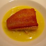 ラシェット・ブランシュ - ナメタ鰈のポワレ、白菜とムール貝のナージュ