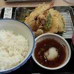 天丼・天ぷら本舗 さん天 八尾高美店 - 松茸と秋野菜の天ぷら定食