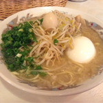 らーめん もりかわ - えびだし塩ラーメン＋たまご