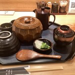 うなぎ四代目菊川 - カウンター席