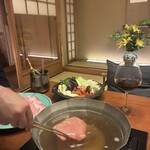 北新地しゃぶしゃぶすき焼き きらく - 