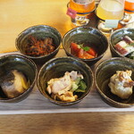 スプリングバレーブルワリー 京都 - おばんざい6種盛り合わせ