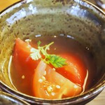 スプリングバレーブルワリー 京都 - トマトの酢漬け