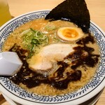 丸源ラーメン - 料理写真:熟成醤油とんこつ黒