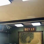 小西屋 - 店内　ほぼ満席で人が映らないように上の方だけ