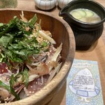 こめらく たっぷり野菜とお茶漬けと。 - 