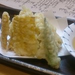 食らんど もっちゃん - もろこし天ぷら