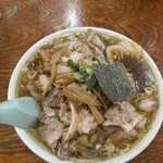 やひこ - チャーシュー麺（大盛、油入り）