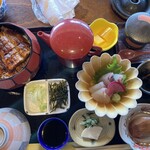 お食事処 なかなか 室家 - 1年前にゴチになった櫃まぶし御膳