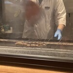 うなぎ四代目菊川 - うちわ登場