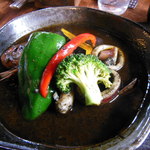 海ぞく - イカ墨スープカレー