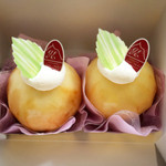 Patisserie Saint Michel - 桃まるごとケーキ（名前、単価失念）