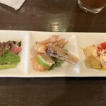 パスタバル MiKiYA's - ランチAセットの前菜盛り合わせ