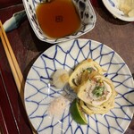 寿司処 鶴と亀 - 鱧の天ぷら