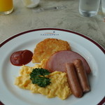 ダイニングカー　寝台特急　カシオペア - 朝食