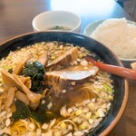 中華 若林 - チャーシュー麺ランチ¥1,000