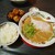 天下一品 - 料理写真:こってり並、こってり唐揚げ、ライス並