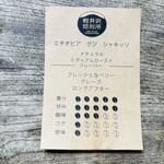 軽井沢焙煎所 - ブレンドの中身はこれ