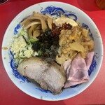 それいけ！たかちゃんラーメン - たれそば並　全マシ　ローストポークトッピング