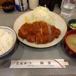 福家 - 上ロースカツ定食