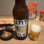 おでんと炉端 たけし - まずは、大瓶で乾杯！