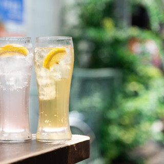 自家製ドリンクがおすすめ！お酒はバランス良く幅広い品揃え◎