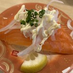 回転寿し トリトン - 私は「シャキシャキサーモン」で〆ます…