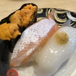 回転寿し トリトン - 「北の厳選３種盛り」