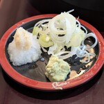 手打白門うどん 家康 - 薬味