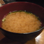 丸萬寿司 - 2014.9)味噌汁